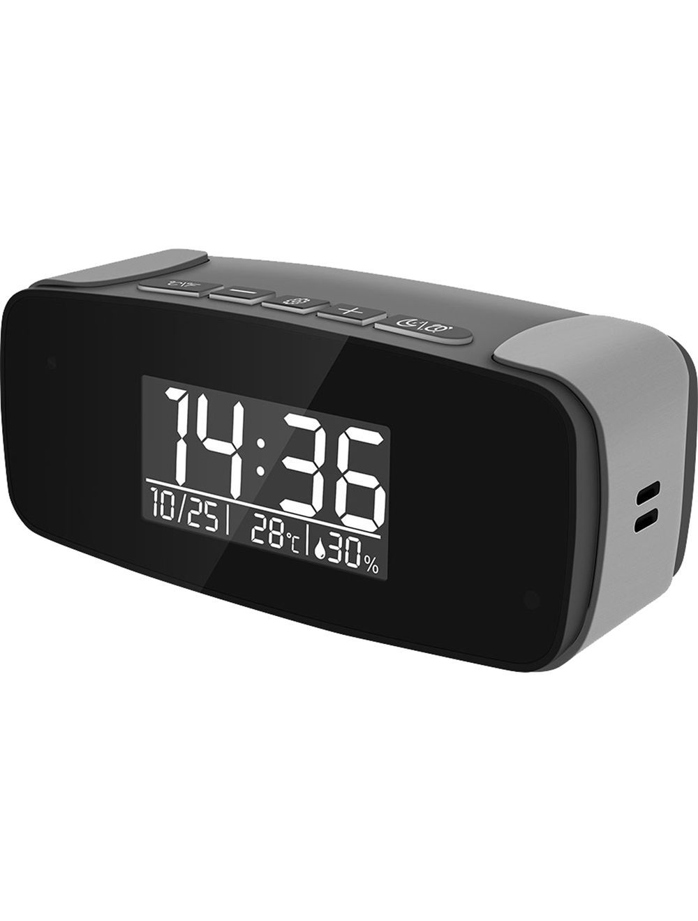 Hidden camera hot sale clock wifi