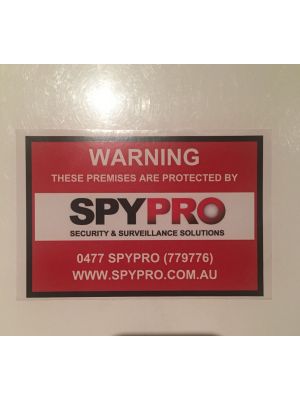 10 x 15 CCTV Warning Sticker