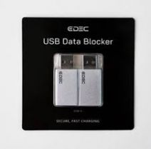 EDEC USB DATA BLOCKER - 2 DATA BLOCKERS