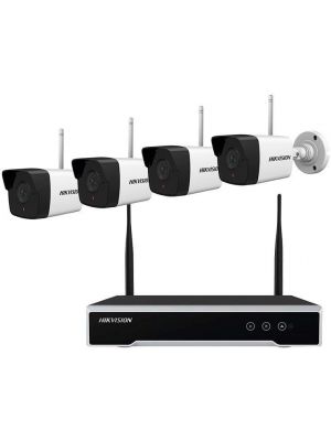 Hikvision Wifi 4MP Kit 4ch Wifi NVR 1TB HD Included 4 Bullet Cameras